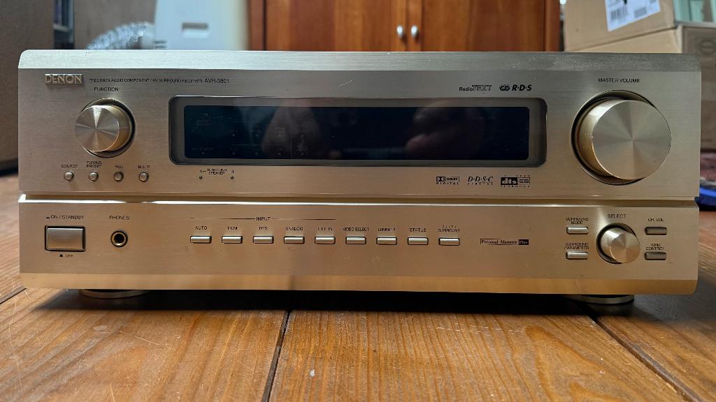 Denon AVR-3801 Surround Receiver, Audio, Tv en Foto, Ophalen, Denon, Zo goed als nieuw, 60 tot 120 watt