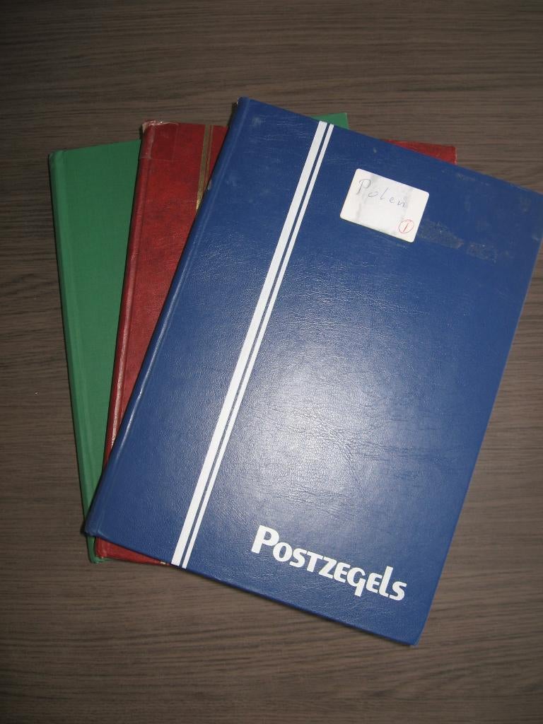 Verzameling Polen in 3 insteekboeken., Verzenden, Buitenland