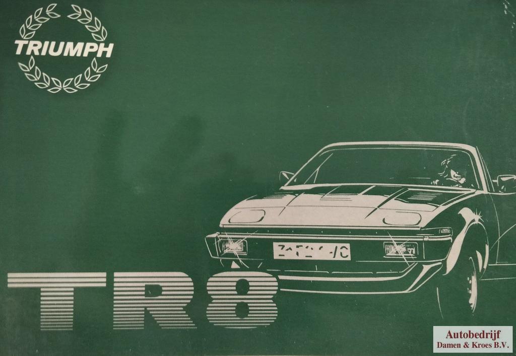 Handboek Triumph TR8 instructieboekje, Ophalen of Verzenden
