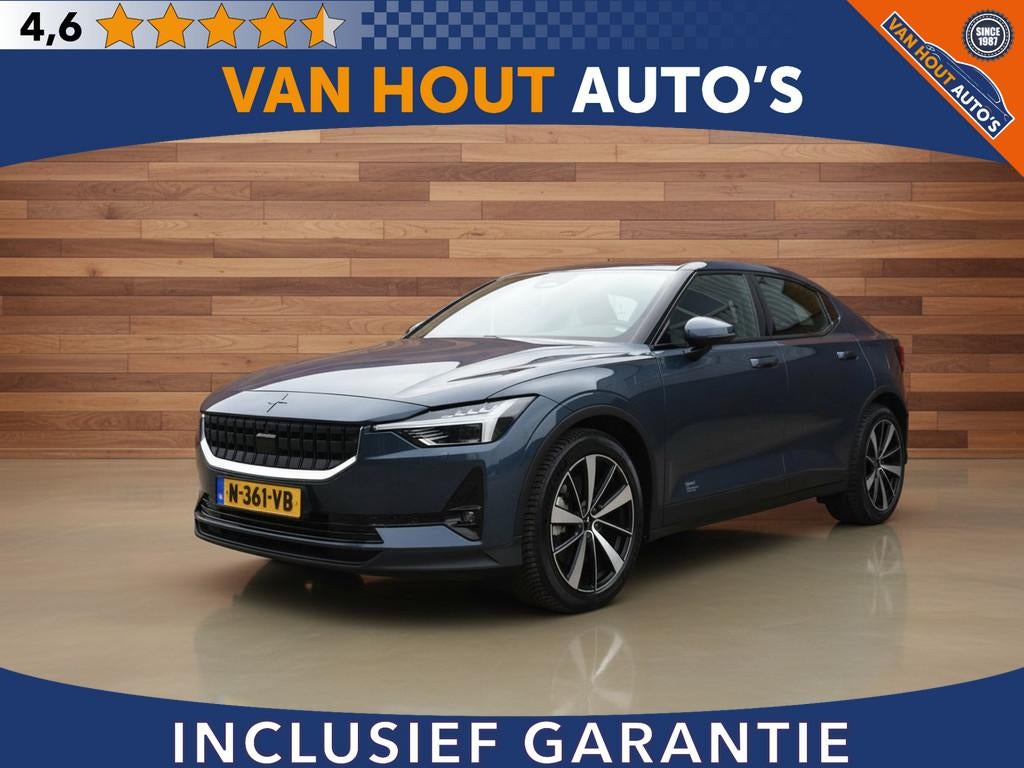 Polestar 2 Long Range Single Motor 78 kWh | SOH 89,7% | TREK, Polestar 2, Stof, Gebruikt, Met garantie (alle)