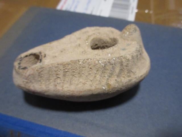 Romeins byzantijnse olielamp... € 40.00 !!!!!, Ophalen of Verzenden