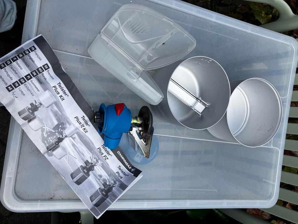 Campingaz Twister Plus PZ Kit - Compact Gasbrander Set, Ophalen of Verzenden, Zo goed als nieuw