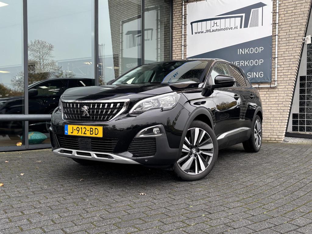 Peugeot 3008 *CARPLAY*CAMERA*ECC*HAAK*NAVI*ELEK.KLEP*1/2LEDE, Parkeersensor, Gebruikt, 1199 cc, Leder en Stof