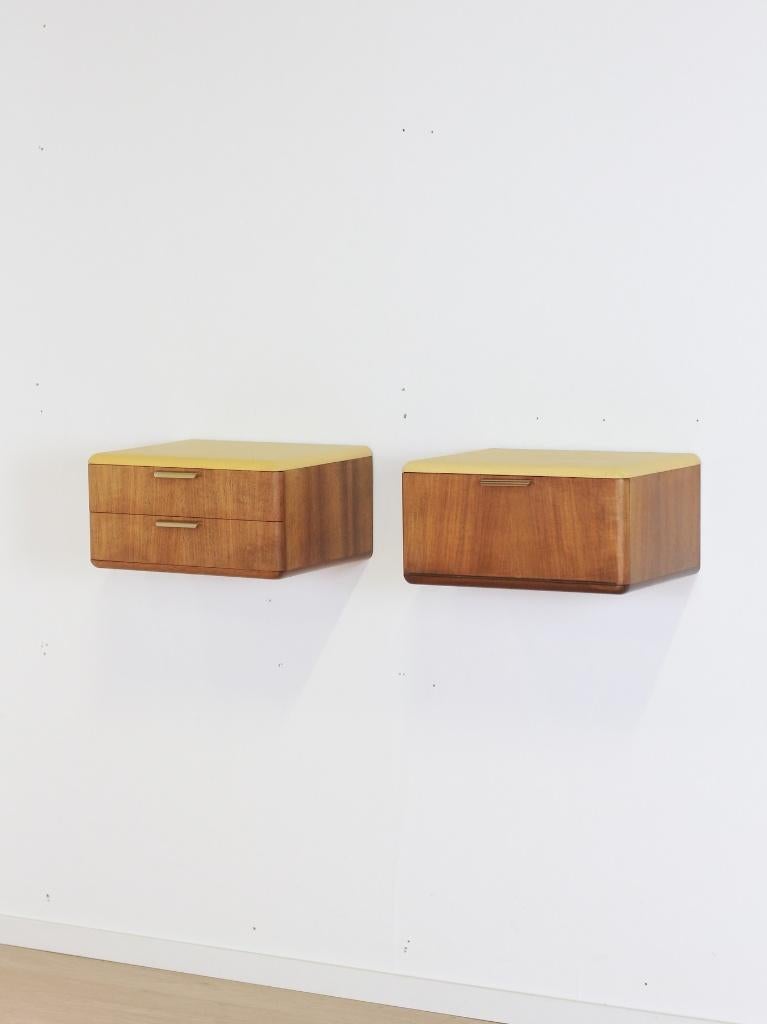 nachtkastjes vintage Patijn, Ophalen, Gebruikt, Hout, Minder dan 45 cm