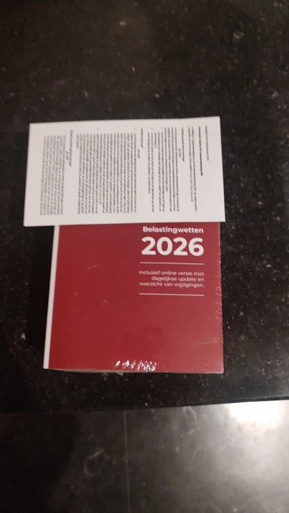 Belasting wetboek 2026, Ophalen of Verzenden