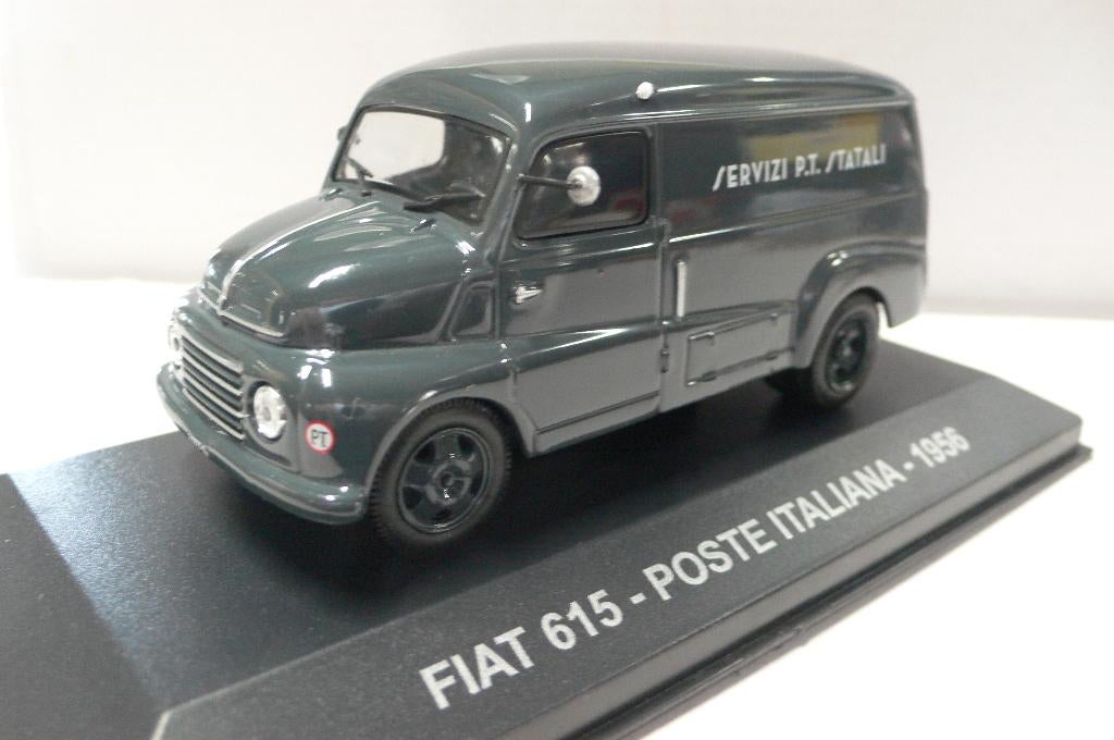fiat 615 -italiaanse posterijen - 1956- 1/43-mist spiegeltje, Verzenden, Zo goed als nieuw, Bus of Vrachtwagen, Overige merken