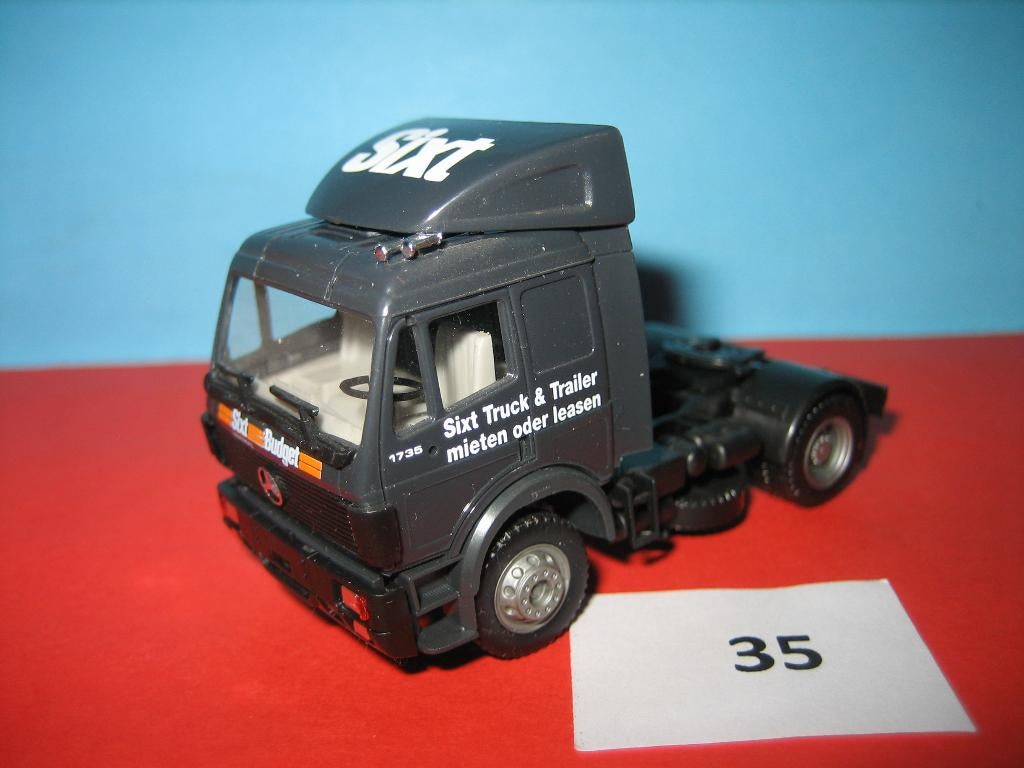 Tr-35  losse Truck van Sixt  Herpa, Hobby en Vrije tijd, Modelauto's | 1:87, Ophalen of Verzenden, Zo goed als nieuw, Bus of Vrachtwagen