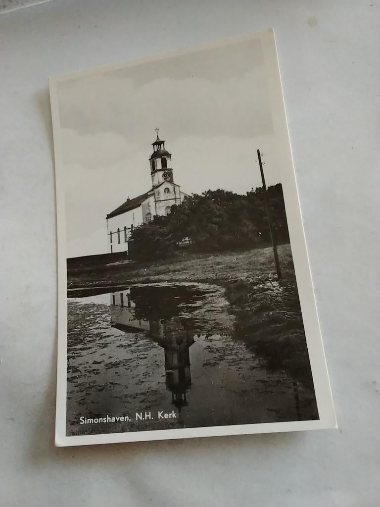 SIMONSHAVEN.  N.H. KERK, Ophalen of Verzenden, 1960 tot 1980, Zuid-Holland