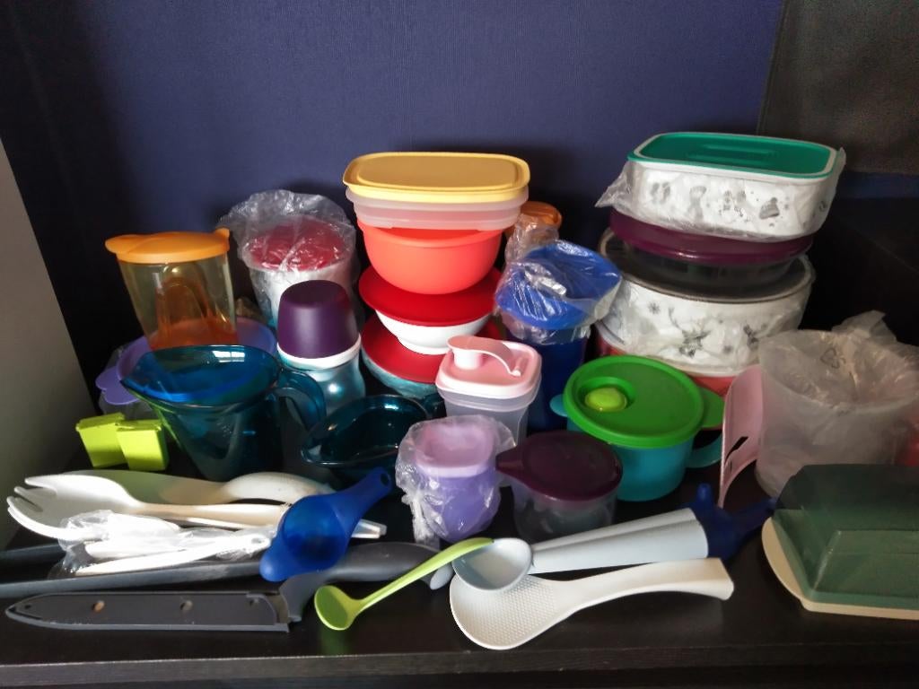 Tupperware Pakket., Ophalen of Verzenden, Zo goed als nieuw, Crème, Overige typen