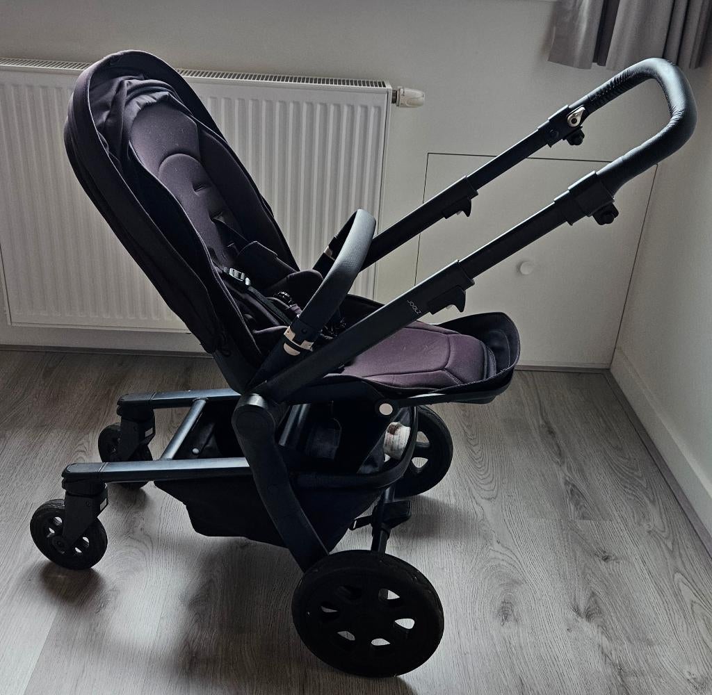 Joolz kinderwagen met maxicosi + base, Zo goed als nieuw, Verstelbare duwstang, Ophalen, Kinderwagen