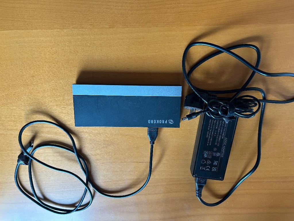 Prokord Workplace Dockingstation II 2XHDMI, Computers en Software, Dockingstations, Docking station, Prokord, Zo goed als nieuw