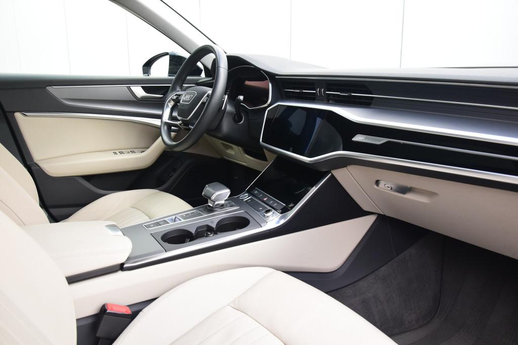 Audi A6 Avant 40 TDI Automaat Pano Led Navi/Dab Leer/Verwarm, Auto's, Gebruikt, 2000 kg, Zwart, Leder