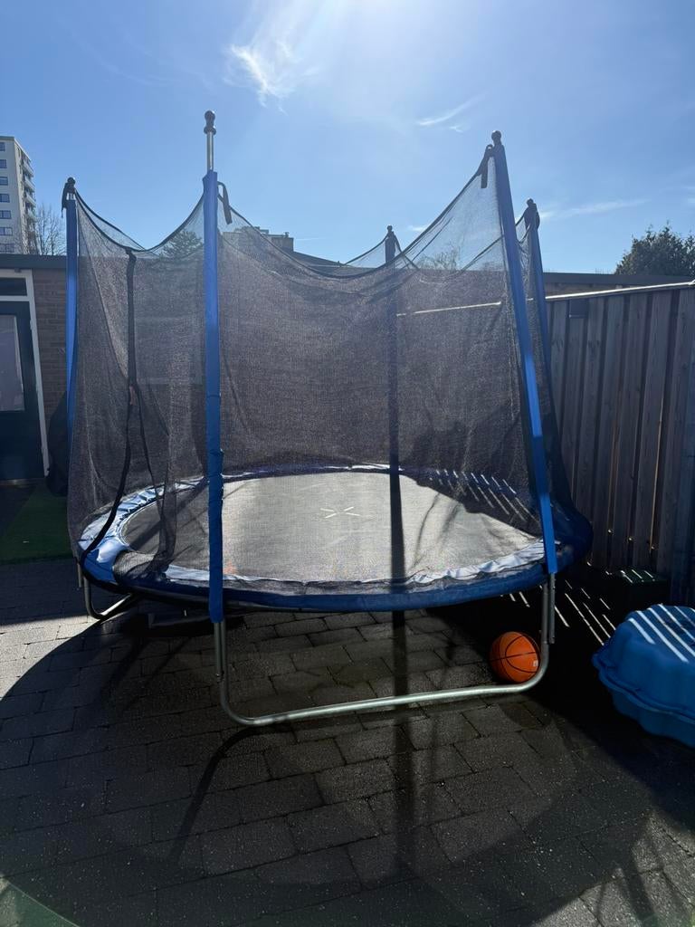 Trampoline 305 cm, Ophalen of Verzenden, Zo goed als nieuw