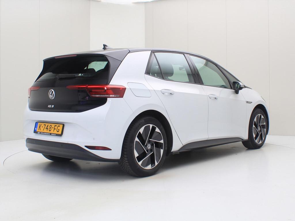 Volkswagen Id.3 58kWh 204pk 1st 91% SoH [ TREKHAAK+STOELVERW, Automaat, 1694 kg, Gebruikt, Zwart