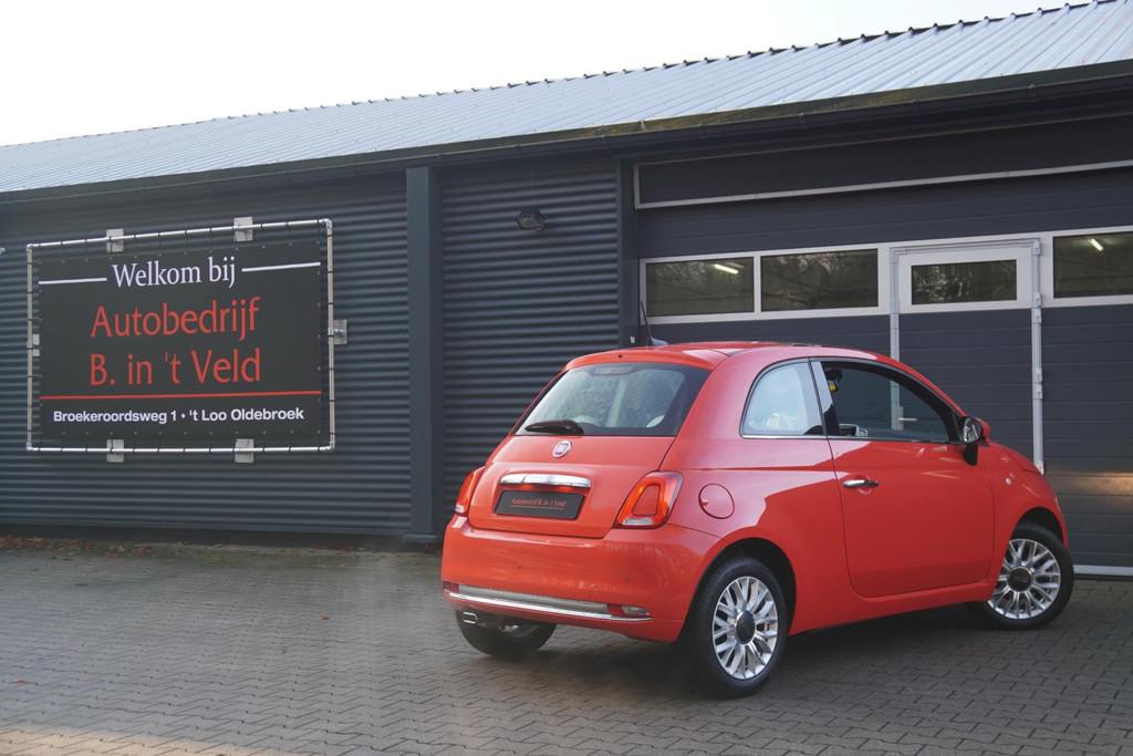 Fiat 500 1.2 Lounge PANO NAVI PDC LED FACELIFT, Voorwielaandrijving, Stof, Gebruikt, 4 cilinders