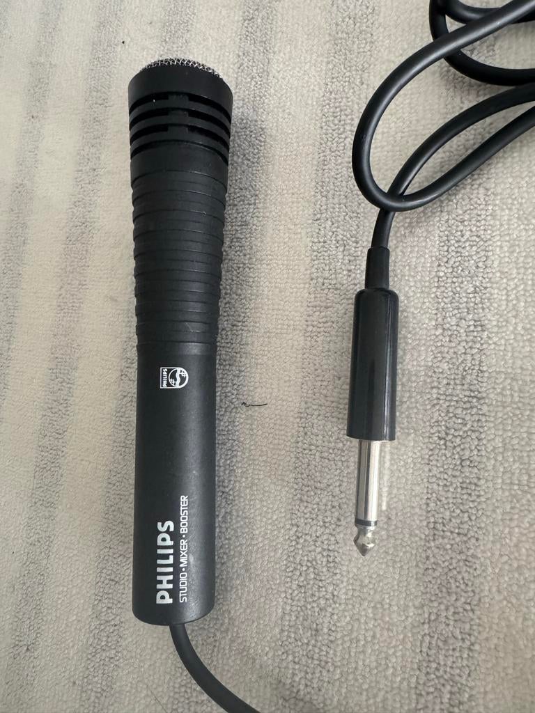 Philips microfoon met kabel, Muziek en Instrumenten, Microfoons, Ophalen of Verzenden, Gebruikt, Overige typen