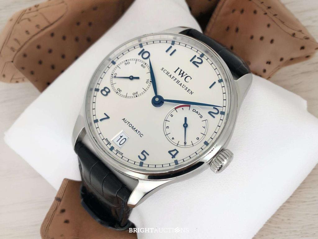 IWC - Portuguese 7-Day Power Reserve Automatic - IW500107, Sieraden, Tassen en Uiterlijk, Horloges | Heren, Staal, Gebruikt, Staal