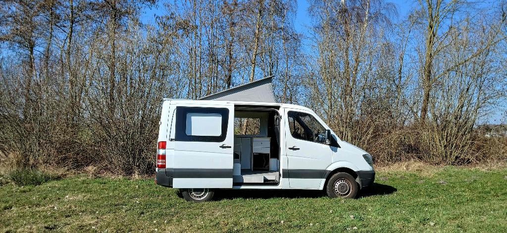 Mercedes Sprinter Buscamper L1H1, Automaat, Buscamper of Camperbus, Koelkast, Mercedes-Benz