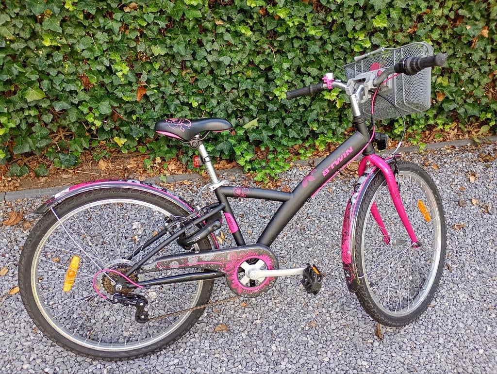 B'twin Poply 500 meisjesfiets, Fietsen en Brommers, Ophalen, Versnellingen, BTWIN, Gebruikt