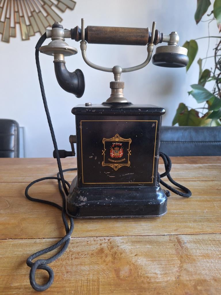 Oude Jydsk telefoon, Antiek en Kunst, Antiek | Overige Antiek, Ophalen of Verzenden