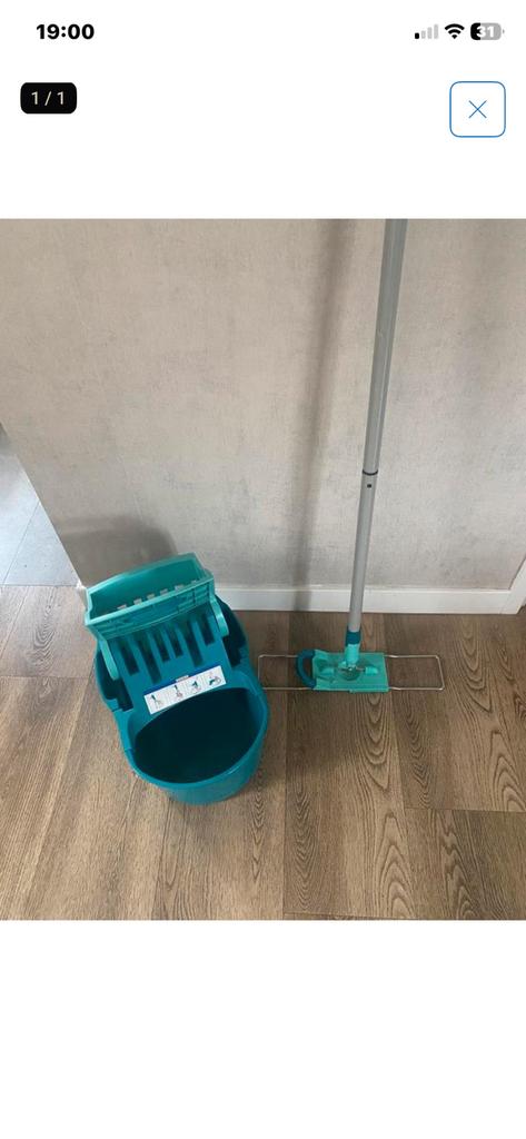 Leifheit dweilenner met dwrilstol, Ophalen