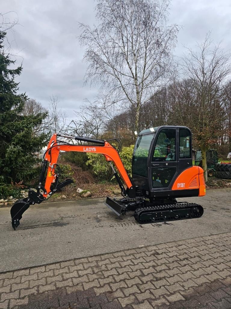 Ladys DY30T minigraver, graafmachine, minikraan, Nieuw, Ophalen, Graafmachine