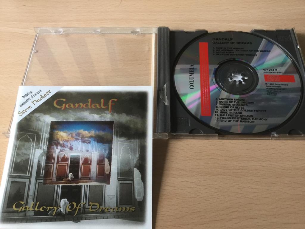 Gandalf-Gallery of dreams. (Steve Hackett featuring)., Cd's en Dvd's, Cd's | Rock, Ophalen of Verzenden, Zo goed als nieuw, Progressive