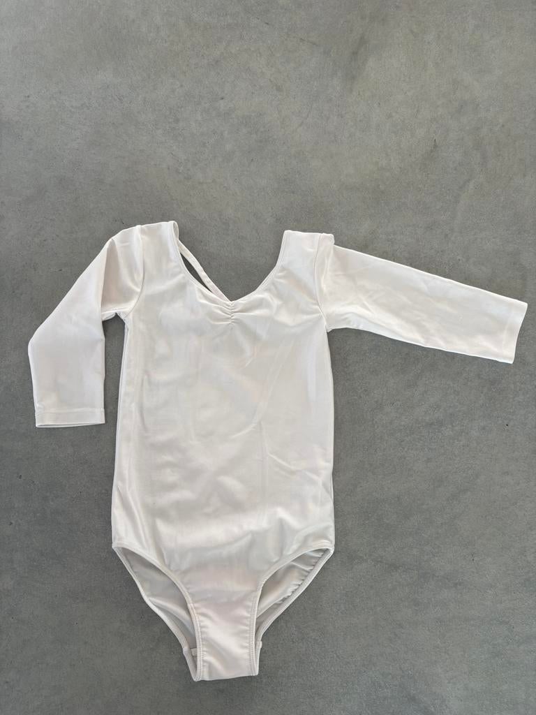 Balletpak wit maat 110-116, Ophalen of Verzenden, Zo goed als nieuw, Kleding