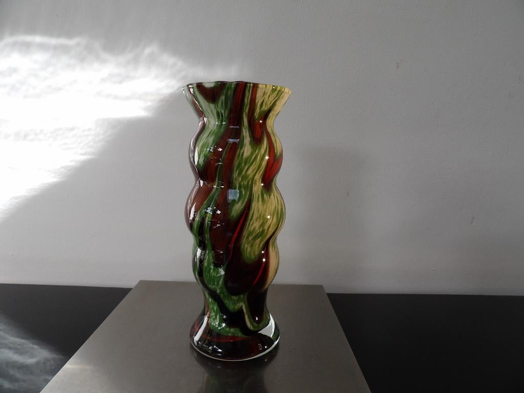 Murano Vaasje Sixties, Carlo Moretti, opaline, Ophalen of Verzenden