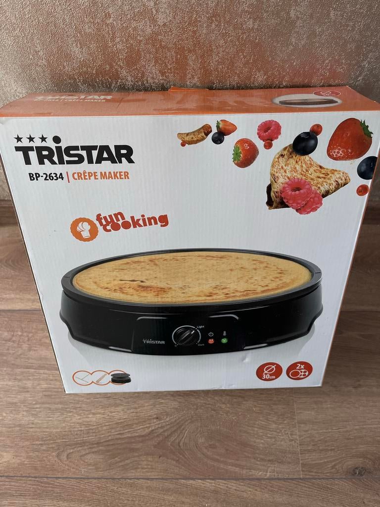 Tristar crêpe maker BP-2634, Overige typen, Ophalen of Verzenden, Zo goed als nieuw, Zwart