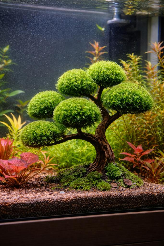 Aquarium decoratie, Ophalen of Verzenden, Plant(en), Steen of Hout