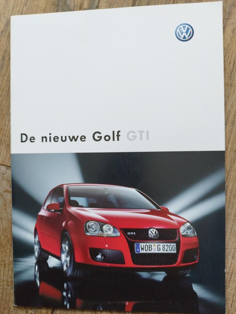 Volkswagen Golf GTI brochure 2004, Boeken, Volkswagen, Ophalen of Verzenden, Zo goed als nieuw, Volkswagen