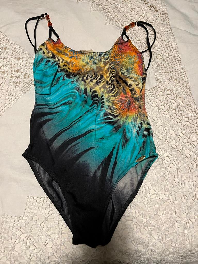 Prachtig badpak mt 42, Kleding | Dames, Badmode en Zwemkleding, Ophalen of Verzenden, Gedragen, Overige kleuren, Badpak