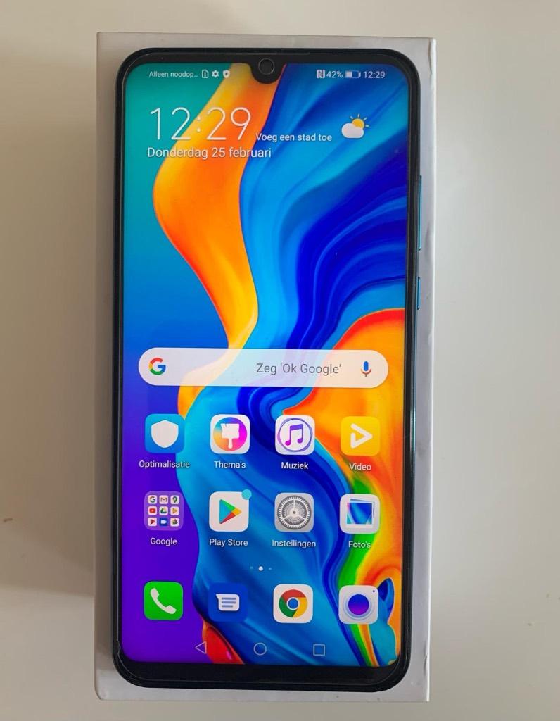 ZGAN Huawei P30 lite 128 Met Android te koop of te ruilen, Zwart, Ophalen of Verzenden, Zo goed als nieuw, Zonder simlock