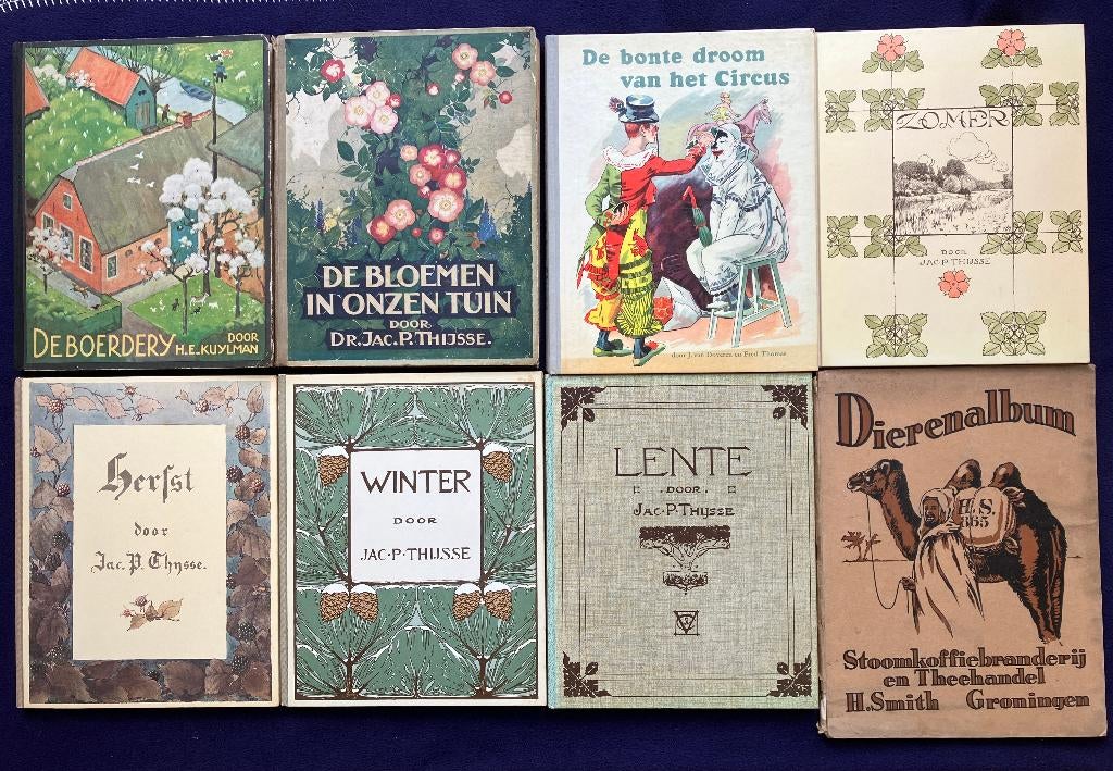 Lot plaatjesalbums 1921-1959. O.a Verkade, Ophalen of Verzenden, Gelezen, Diverse auteurs, Plaatjesalbum