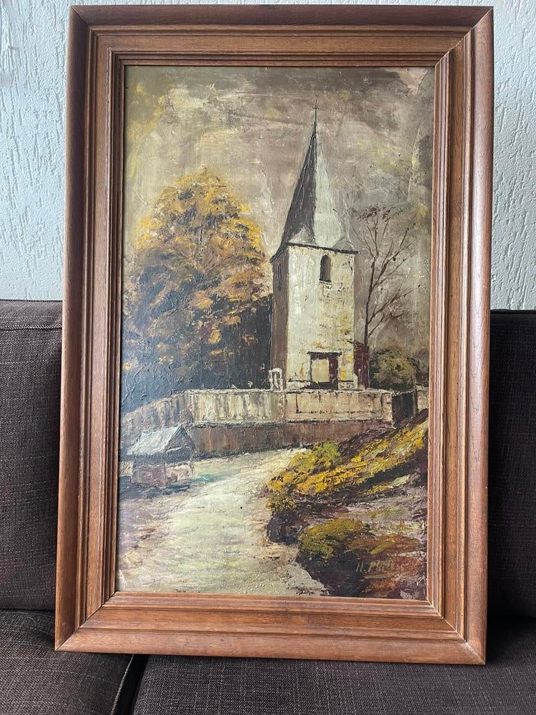 Schilderij Kerk Bemelen, Ophalen