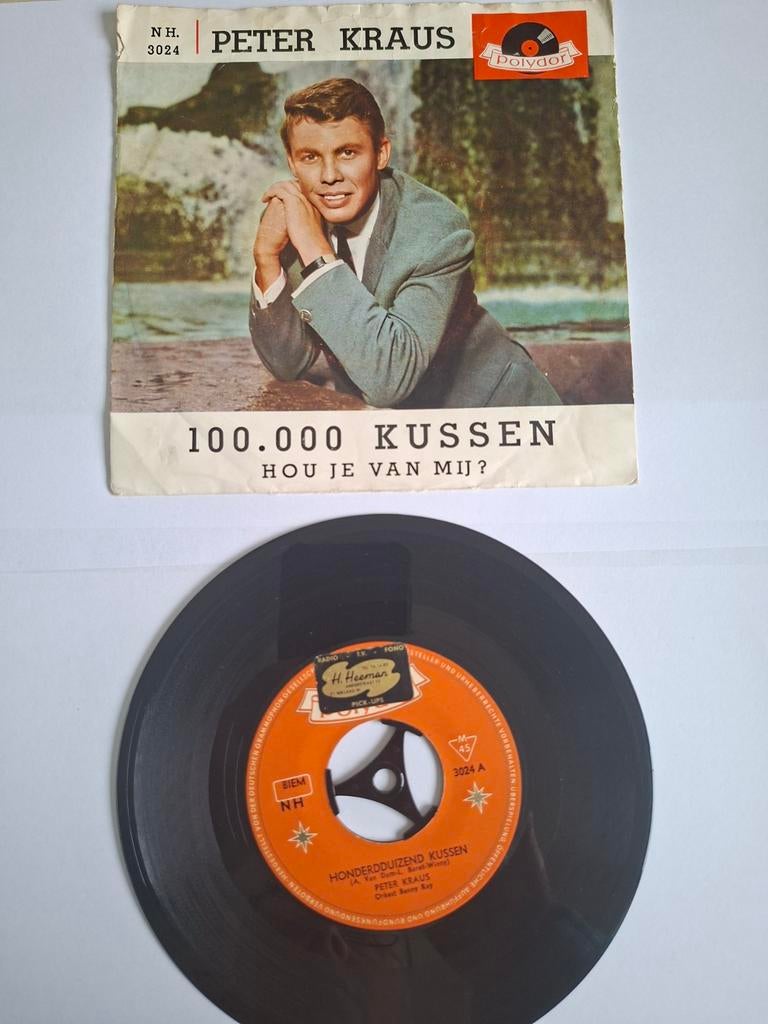 Peter Kraus - 100.000 kussen, Ophalen of Verzenden, Gebruikt, Overige formaten, Levenslied of Smartlap
