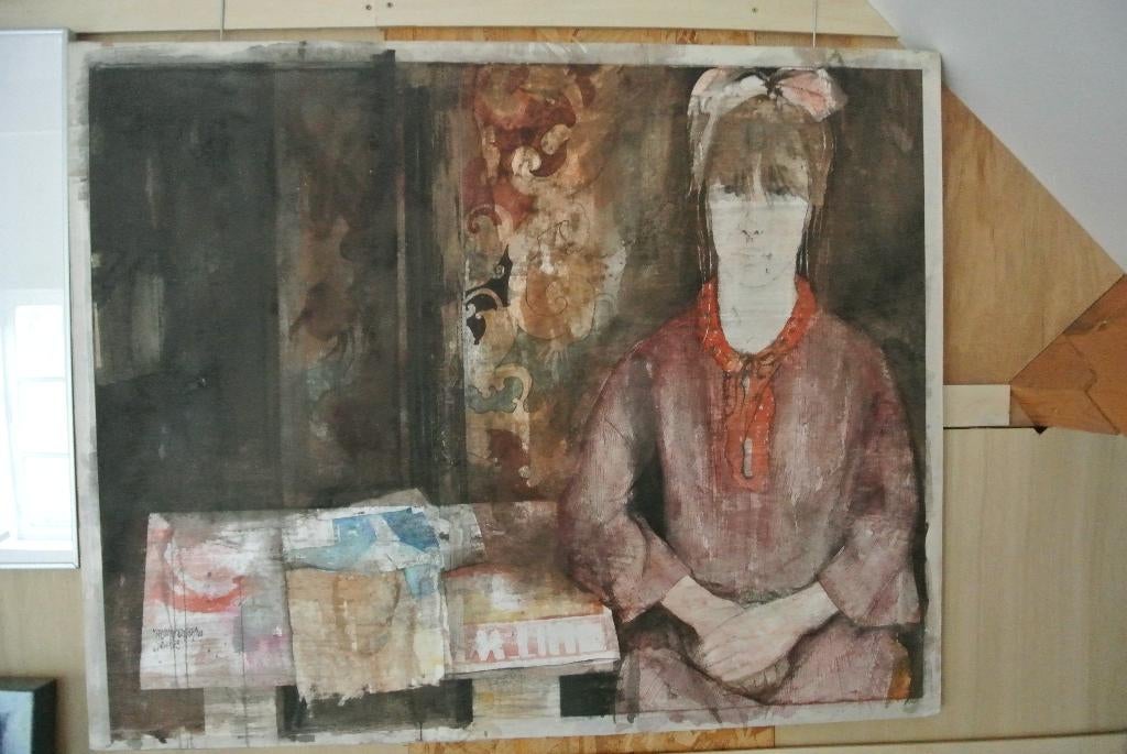 maarten kemper aquarel, Ophalen of Verzenden