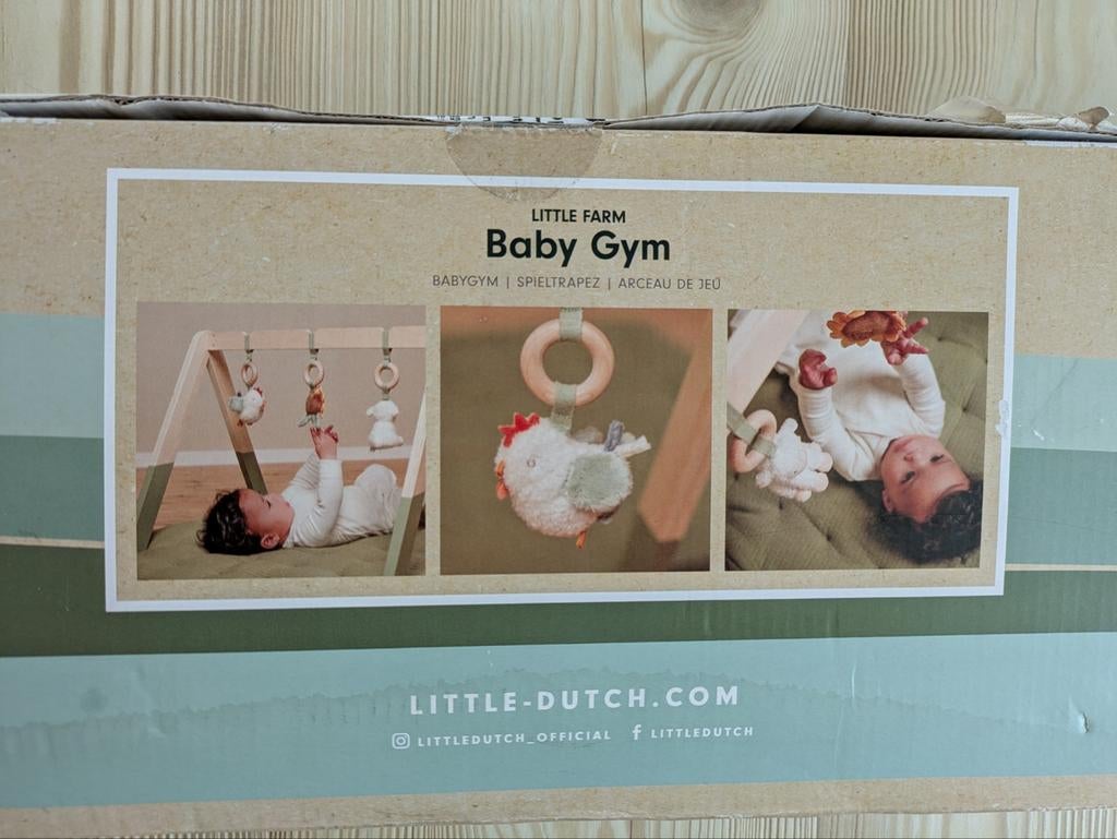 Little Dutch Babygym Hout - Little Farm - Nieuw in doos, Kinderen en Baby's, Ophalen of Verzenden