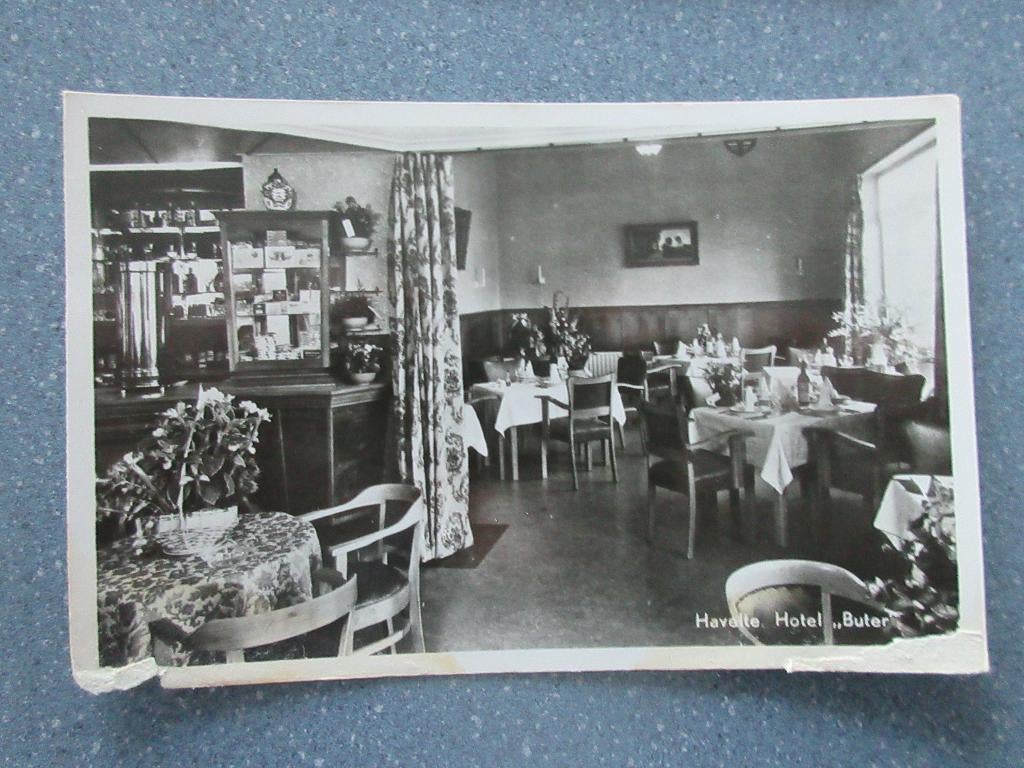 Havelte, hotel Buter / interieur, Verzenden, 1940 tot 1960, Ongelopen, Drenthe
