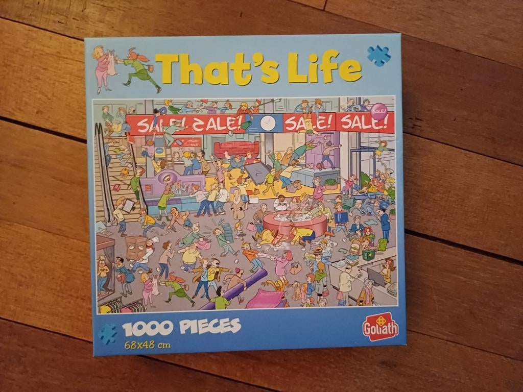 puzzel thats life 1000 stukjes, Ophalen, 500 t/m 1500 stukjes, Zo goed als nieuw