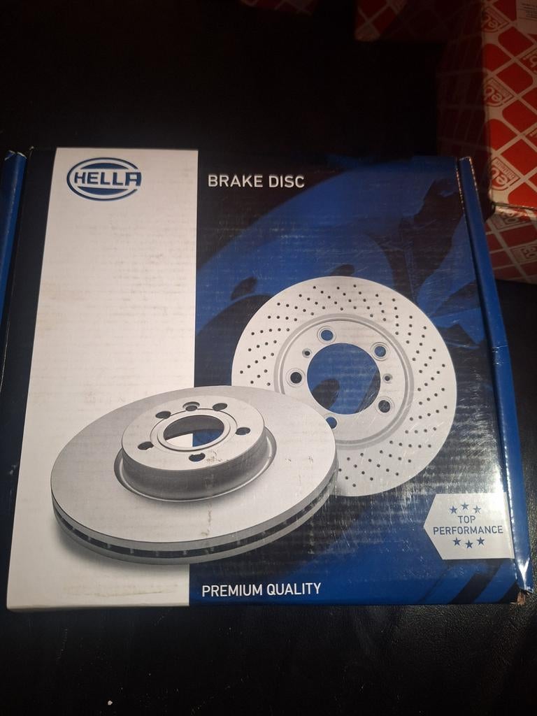 Hella geperforeerde remschijven - Premium Kwaliteit, Ophalen of Verzenden, Nieuw, Universele onderdelen