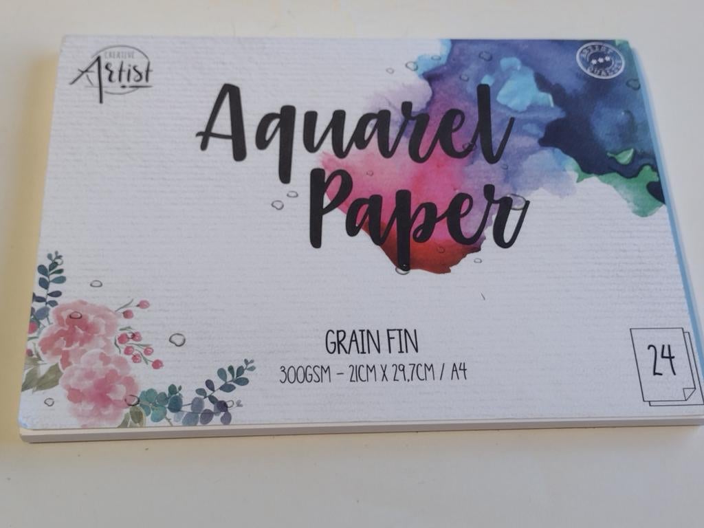 aquarel papier A4 / 300 gram blok, Hobby en Vrije tijd, Ophalen, Nieuw, Overige typen