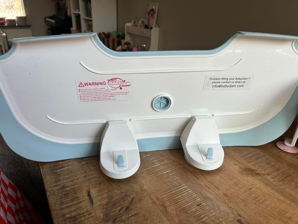 Badstoeltje Baycare en badverkleiner babydam, Kinderen en Baby's, Badjes en Verzorging, Ophalen, Zo goed als nieuw, Badzitje of Badring