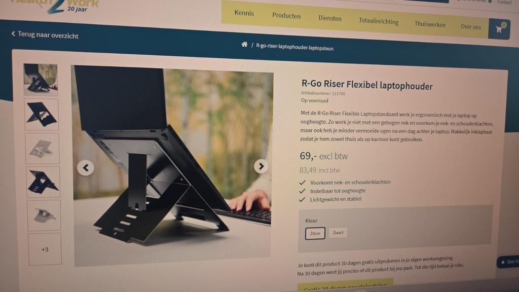 Laptophouder, Ophalen of Verzenden, Nieuw