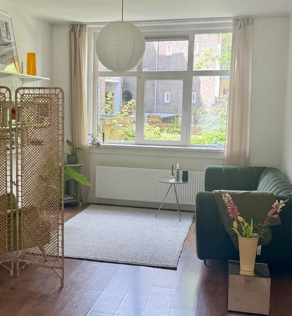 Dik vloerkleed  in zuiver wol, handgeweven, Nisha, Ophalen, Zo goed als nieuw, Beige, Overige materialen