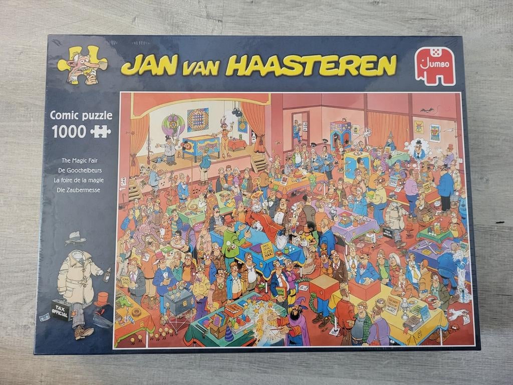!!NIEUW!! Jan van Haasteren - De Goochelbeurs 1000 stukjes, Ophalen, 500 t/m 1500 stukjes, Nieuw, Legpuzzel