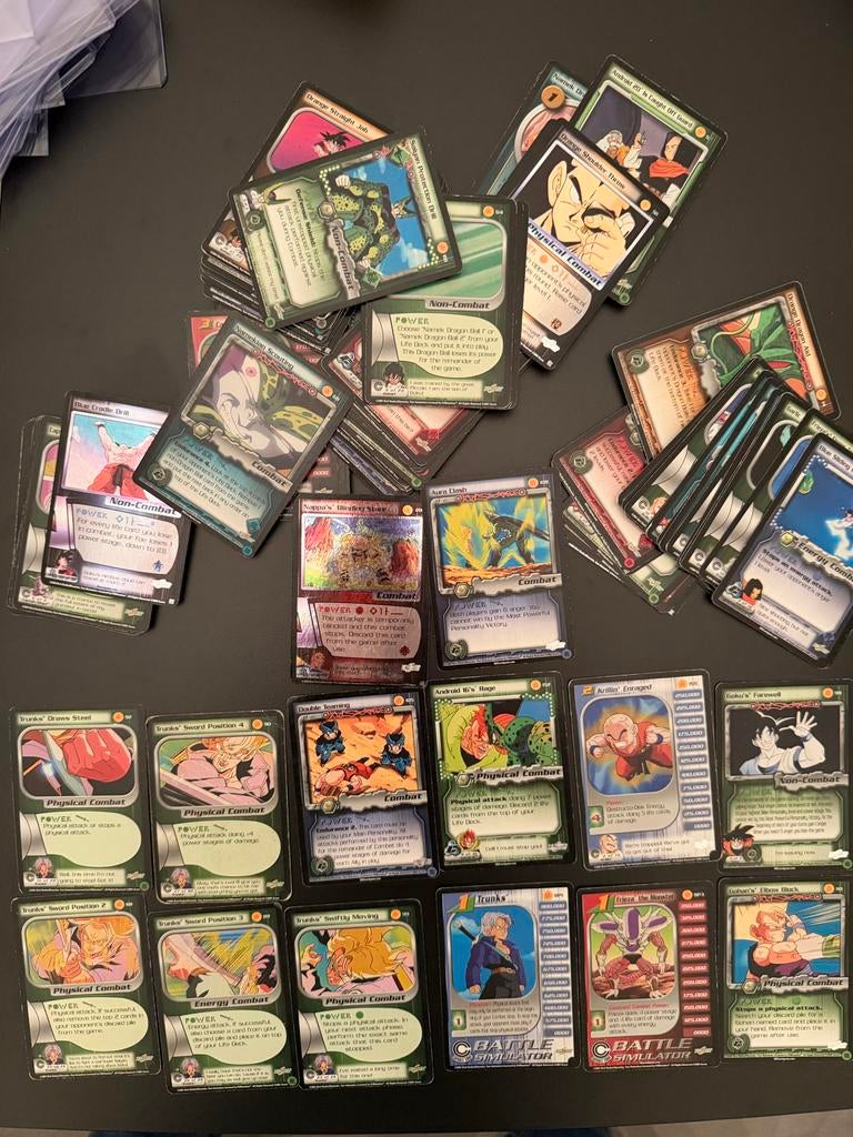 Dragon Ball Z kaarten, Hobby en Vrije tijd, Verzamelkaartspellen | Overige, Ophalen of Verzenden, Gebruikt, Meerdere kaarten, Foil