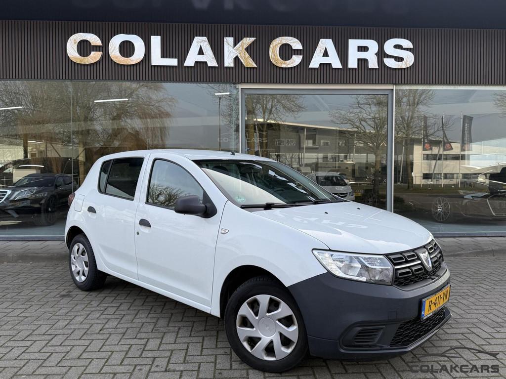 Dacia Sandero 1.0 SCe Laureate Airco- NAP-Garantie!, Stof, Euro 6, Start-stop-systeem, Wit