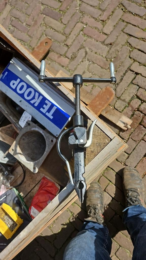 Dit is een Bandimex W001 spantang, een handmatig gereedschap, Ophalen of Verzenden, Zo goed als nieuw
